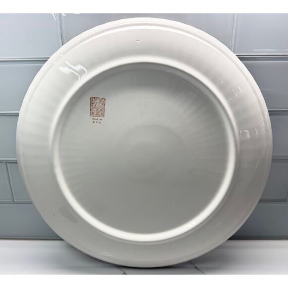 VINTAGE/MCM - 14" Ernest Sohn Creations, Ribbed Porcelain Serving Platter - Picture 7 of 7